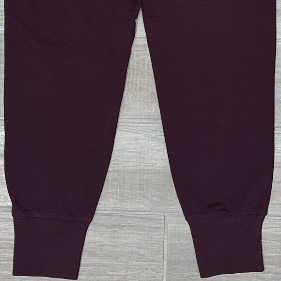 Sundays Mid-Rise Brynn Boxer Button Detail Relaxed Jogger Pants in Berry Size 1 - Picture 9 of 15